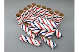 HYWMLY 25pc Firework Cardboard Tubes 3/4" x 3-1/2" x 3/32"
