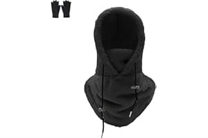 Golden Haven Hat, Golden Haven Sherpa Hoods, Weather Fleece Windproof Ski Mask Balaclava Cold