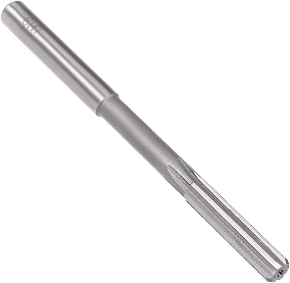 uxcell Chucking Reamer 8mm, H7 HSS Lathe Machine Reamer 6 Straight