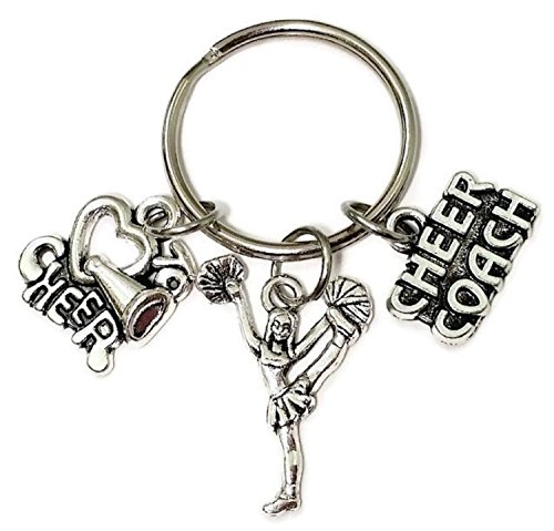 Cheer Coach keychain, Cheer keychain, Cheerleader keychain, Cheerleading keychain, Cheer key ring