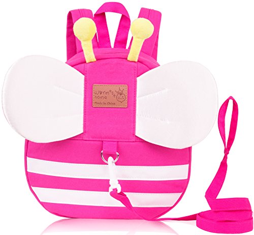 Volens Toddler Backpack Kids Preschool Backpack for Girls with Safety Leash,Pink - Thumbnail 7