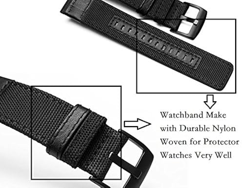 OTOPO 24mm Quick Release Watch Band, Premium Nylon Woven with