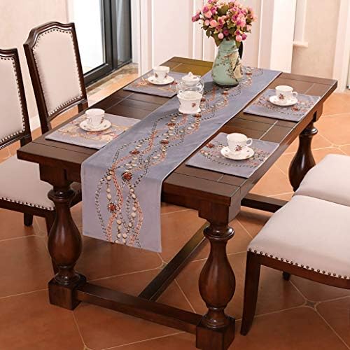 テーブルランナーキッチン 高級ジャカードテーブルランナー6配置マットには 手作りの織りウェディングディナーパーティーのための装飾パーティーギフトベッド テーブルランナー布 3色を設定しました Color A Size 30 280cm 6 Placemat Colegiomotivacaojr Com Br