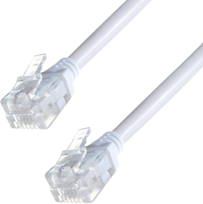 High Speed ADSL 2 Cable Telephone Extension RJ11 2m Amazon.co.uk