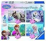 Box Of 4 Disney Frozen Puzzles