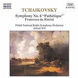 Pyotr Ilyich Tchaikovsky Album: «Tchaikovsky: Symphony No. 6; Francesca da Rimini» (Front side)