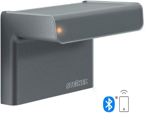 Steinel 066178 Bewegungsmelder iHF 3D anthrazit 160 Bewegungssensor 7 m Reichweite in 3 Zonen per Bluetooth einstellbar 2000 W 230 V