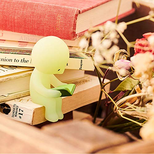 Smiski Glow in The Dark Mini Figure Set: Bed + Living Series, 2 Assorted Blind Box