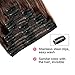 MY-LADY Double Weft 100% Remy Human Hair Clip in Extensions #2 Dark Brown 10''-22'' Grade 7A Quality Full Head Thick Thickened Long Short Straight 8pcs 18clips for Women Fashion 12