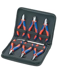 KNIPEX 00 20 16 - Juego de alicates electrónicos (7 piezas)