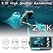 Waterproof Camera Underwater Camera 10 FT 2.7K Full HD 48MP 16X Digital Zoom Waterproof Digital Camera Self-Timer Dual Screens Anti Shake for Snorkeling, Travel and Vacation