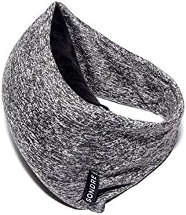 Voyage Pillow (Kickstarter Authentic) - 2 in 1 Travel Pillow and Eye Mask - Compact and Versatile Travel Pillow for Airplanes, Cars, Office Naps, Camping, Trains (Midnight Black)