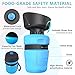 Pet Water Bottle,Dog Travel Water Bottle,Foldable Dog Water Bottle,Dog Water Dispenser,Portable Dog Water Bottle for Walking Hiking Beach,Lightweight & Convenient for Travel,BPA Free,18 OZ