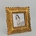 Gift Garden 4x4 Square Gold Picture Frame Vintage Frames 4 by 4 Inch