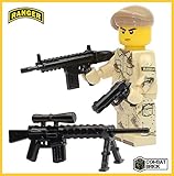 CombatBrick Premium Limited Edition US Army Ranger Minifigure - Custom Brick Builder Minifigure