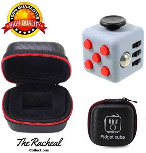 The Best Fidget Cube with Leather Box, Autism VHEM ADHD Fidget Cube, Fidget Toys For Children and Adults . Fidgeting Cube Relieves Stress, Anxiety and Relax by The Racheal Collections