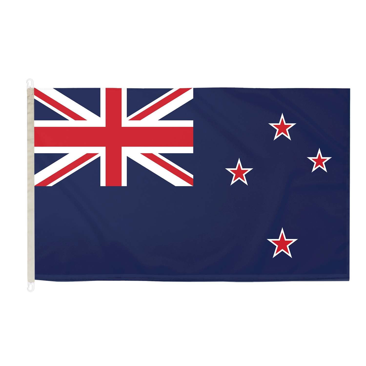 DuraFlag New Zealand 5ft x 3ft with Clips/Hooks - Premium Quality 5x3 NZ Flags
