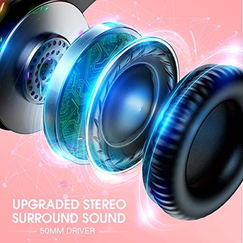 Gaming Headset Xbox Headset with Mic, 50mm Dual Driver Stereo Surround