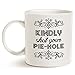 MAUAG Christmas Gifts Funny Coffee Mug, Passive Aggressive Coffee Lover Quiet Please Coffee Cup White, Best Father's Day and Mother's Day Gag Gifts, 14 Oz