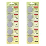 Fortune CR2450 3 Volt Lithium Coin Battery - Retail Packaging (Pack of 10)
