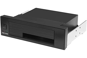 Kingwin Hot Swap Mobile Rack for 2.5” or 3.5” SSD/HDD, Internal Tray-Less SATA Hard Drive Backplane Enclosure, Support SATA I