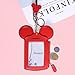 Neck Pouch, CHARMINER Card Holder Wallet, Neck Bag Travel Documents Purse, Cute Animal Shape for Women red
