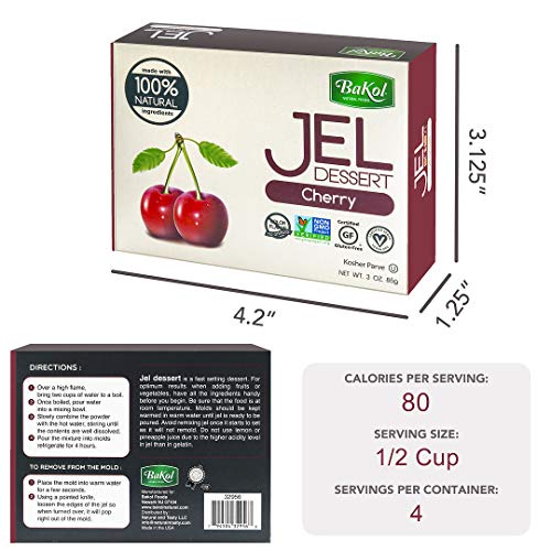 Bakol Jel Dessert All Natural Vegan Dessert Mix Kosher Halal No