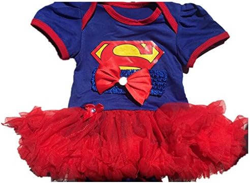 Starkma Supergirl Newborn Infant Baby Girl Set Clothe Cake Dress S01