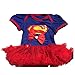 Starkma Supergirl Newborn Infant Baby Girl Set Clothe Cake Dress S01 (L(6-12 month)),White,L(6-12 month)