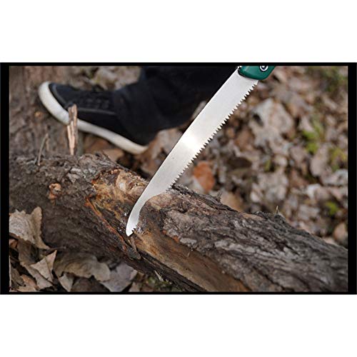 Klappsäge, robust, extra lang, 25,4 cm Klinge, Handsäge für Holz, Camping, Trockenholz, Astsäge mit harten Zähnen… – Bild 8