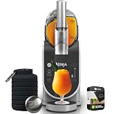 Ninja FS300 SLUSHi 72oz. Frozen Drink &amp; Slushie Machine (Renewed) Bundle with Deco Essentials Collapsable Water Bottle BPA Free 24oz Gray/Stainless and 1 YR CPS Enhanced Protection Pack