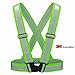 Zivalo 3M Scotchlite Reflective Vest for Outside Sports such as Running, Cycling, Walking and Hiking - Elastic, Lightweight, Adjustable and High Visibility of up to 1000 feet