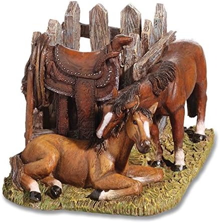 Pencil Holder A Horses Saddle And Barrier 9 cm