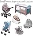 Rain Cover - Mosquito Net - Stroller Rain Cover and Baby Mosquito Net (2-Piece Set) Waterproof, Windproof Protection - Travel-Friendly, Outdoor Use - Easy to Install and Remove