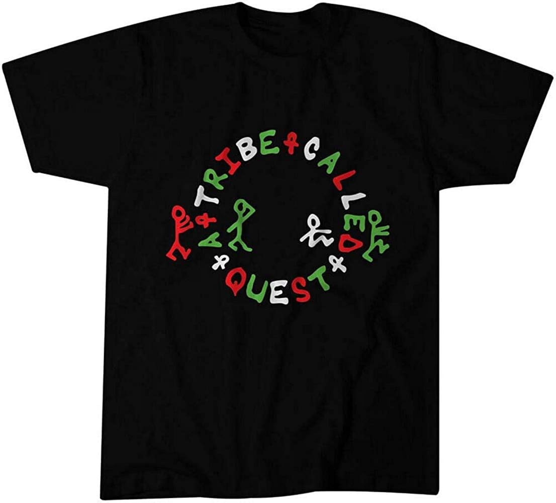 N/E A Tribe Called Quest Circle T-Shirt - Classic Hip-Hop Black