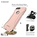 iPhone 8 Plus and 7 Plus Case, SaharaCase Protective Kit Bundled with [ZeroDamage Tempered Glass Screen Protector] Rugged Slim Fit Shockproof Bumper [Hard PC Back] Protection - Rose Gold