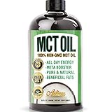 MCT Oil (35 oz Pure) Keto Supplement | Ketogenic MCT Fractionated Coconut Oils C8 Triglycerides for Weight Loss Diet, Fasting | Great in Keto Coffee,Tea, Smoothies & Salad Dressing | Vegan Vegetarian