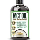 MCT Oil (35 oz Pure) Keto Supplement | Ketogenic MCT Fractionated Coconut Oils C8 Triglycerides for Weight Loss Diet, Fasting | Great in Keto Coffee,Tea, Smoothies &amp; Salad Dressing | Vegan Vegetarian