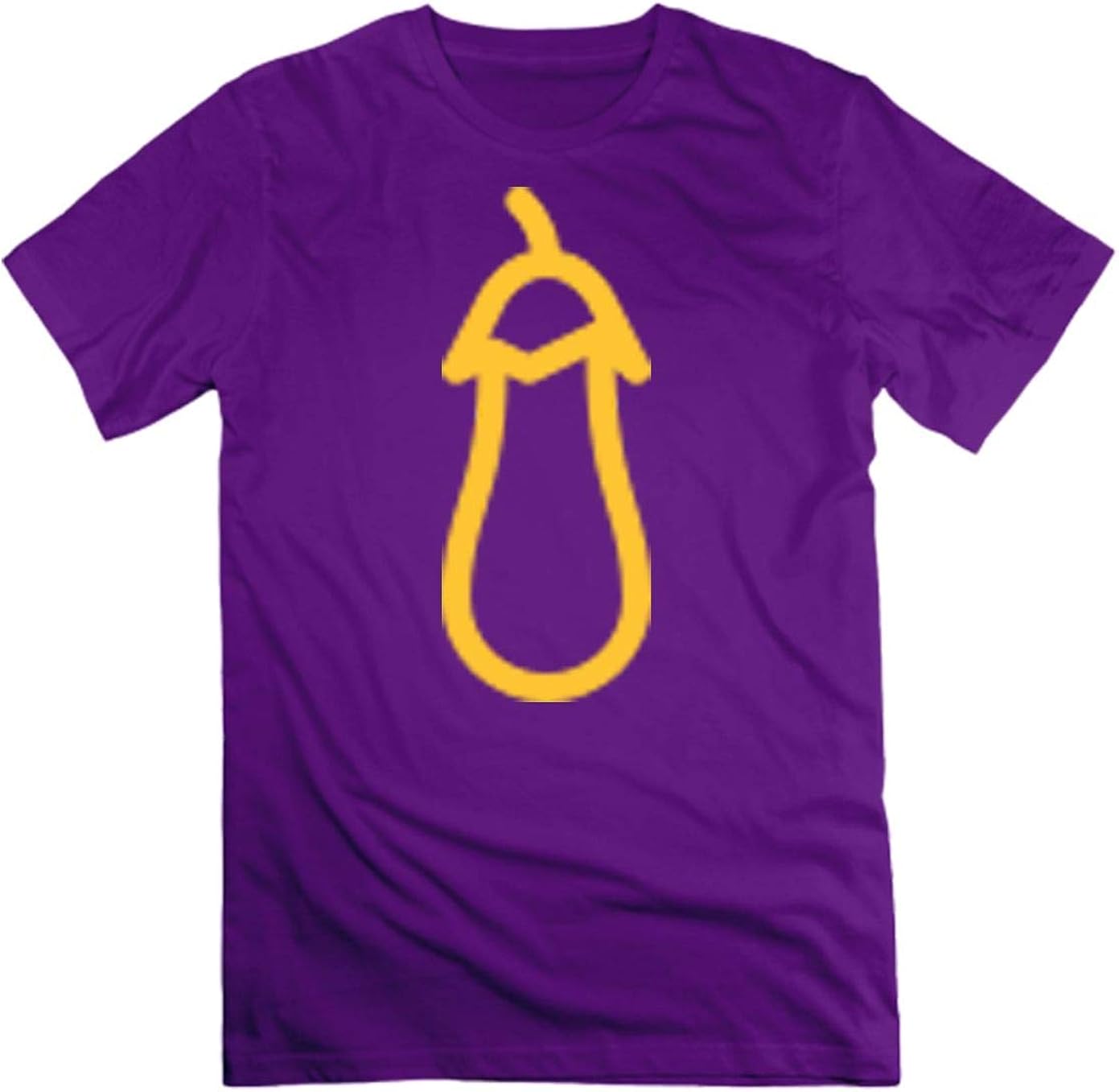 Eggplant Tshirt for Mens XL Purple Clothing