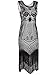 Vijiv Long Prom 1920's Vintage Gatsby Bead Sequin Art Nouveau Deco Flapper Dress