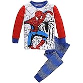 youenyou Toddler Boys Long Sleeve Rocket Dinosaur Pajamas Sets Pjs Cotton Sleepwear Infant Kids
