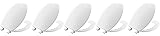 BEMIS 1800EC 000 Plastic Toilet Seat with Easy Clean & Change Hinges, ELONGATED, White 5 Pack