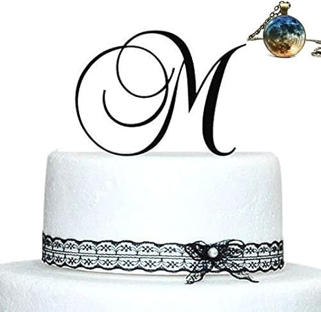 Initials Wedding Cake Topper Letter Cake Topper Wedding Cake Topper A B C D E F G H I J K L M N O P Q R S T U V W X Y Z Amazon Ca Home Kitchen