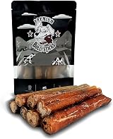 Premium bully sticks Pizzle Sticks for Dogs Pack of 6 Low Odour 100% Grass-Fed