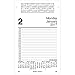 AT-A-GLANCE Daily Desk Calendar Refill 2017, 5 x 8
