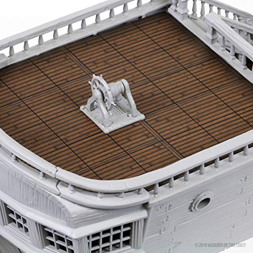WizKids WZK73925 Dungeons & Dragons D&D Nolzur's Marvelous Miniatur: Das Falling Star Segelschiff (unlackiert) – Bild 5
