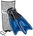 Cressi Palau Long Scuba Snorkeling Fin, with Mesh Bag