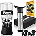 Elite Wine Aerator & Wine Preserver Set - Filter Decanter & Vacuum Saver Pump, 4 Bottle Stoppers, Gift Box & eBook - Innovative Experience for Wine Lovers- by BARILLIO