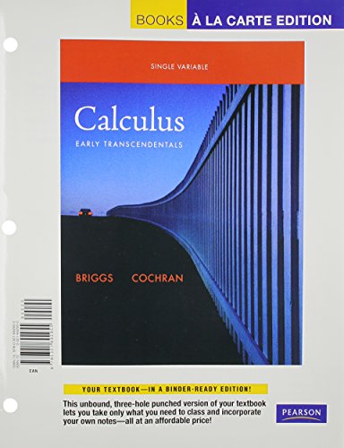 Single Variable Calculus: Early Transcendentals, Books a la Carte Plus MyLab Math/MyLab Statistics -- Access Card Packag