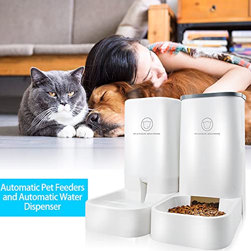 Automatic Pet Feeder and Water Dispenser Gravity Feeder - Image 3